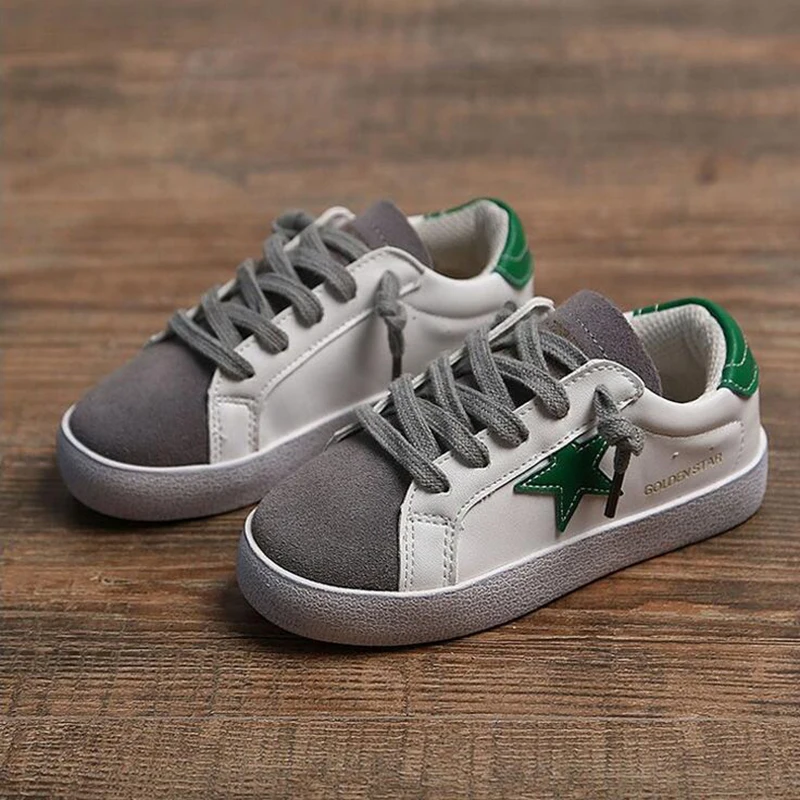 Новинка весна-лето 2017 детская теплая кожаная обувь для мальчиков пятиугольная