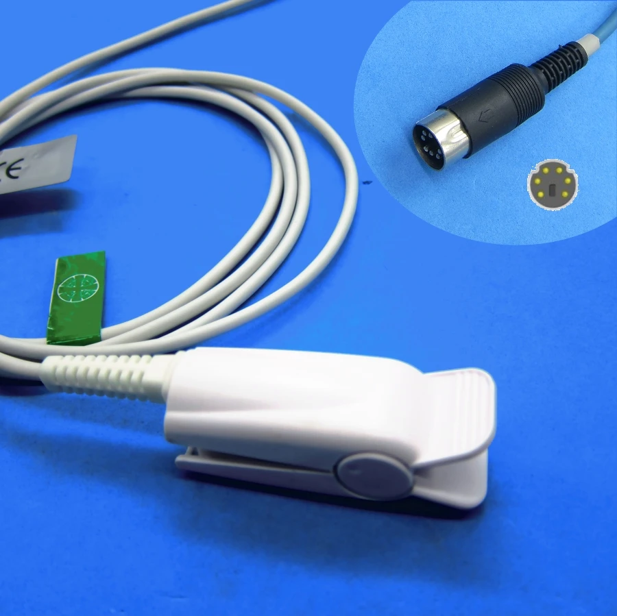 Длинный кабель NK зажим для пальца датчик spo2 мониторинга пациента biosys BPM300 BPM 200 |