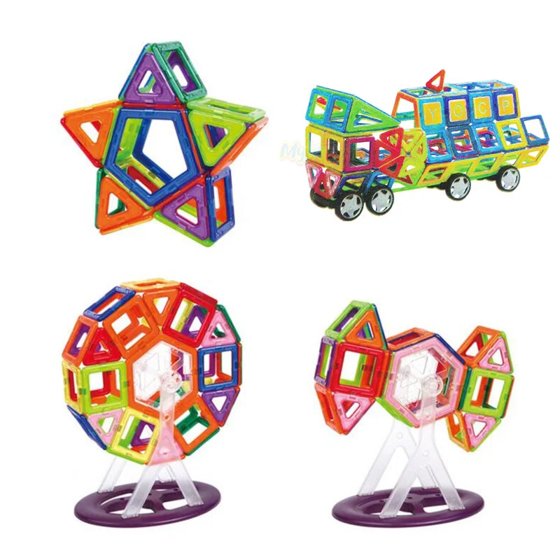 Mylitdear Big Size Magnetic Designer Construction Set Model &amp Building Toy Magnets Blocks Educational Toys For Children | Игрушки и