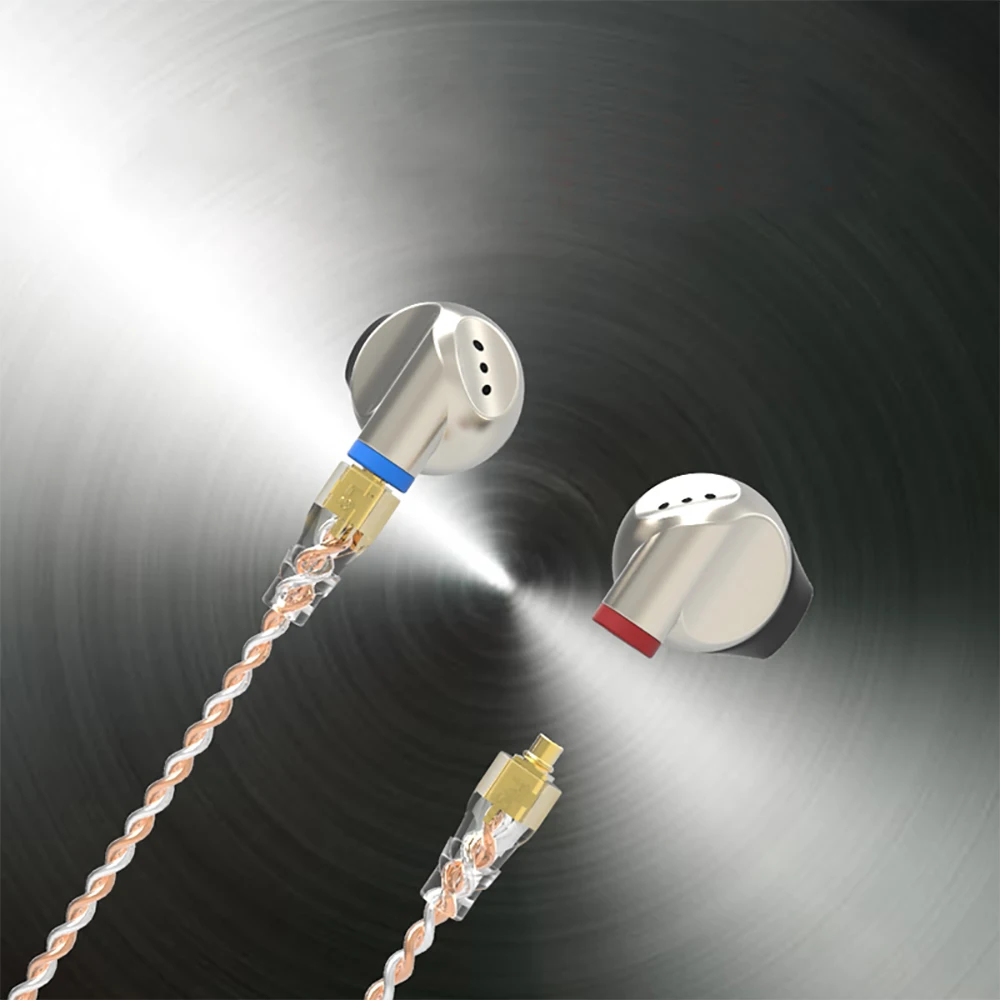 SENFER PT25 в ухо наушник Earburd Графен Динамический драйвер блок HIFI с MMCX съемный