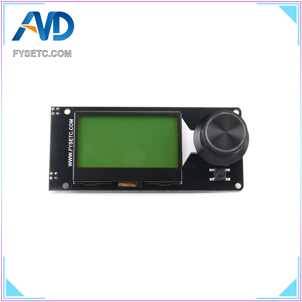 Детали для 3D-принтера типа F MINI12864 ЖК-экран mini 12864 v1.2 ЖК Смарт-дисплей черный на