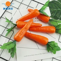 8pcs high imitation fake artificial carrot vegetableplastic fake simulated artificial carrot model