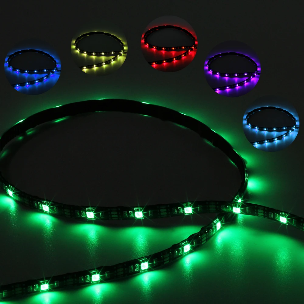 5V 5050 RGB USB Светодиодная лента 24Key ИК пульт дистанционного управления для ТВ