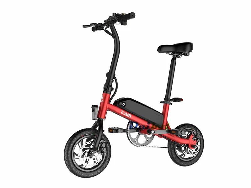 187wh Red with LED Daibot 12 дюймов электрический скутер интеллектуальные Велосипедный Спорт Мини велосипед мотоциклетные съемный аккумулятор - Цвет: 187wh Red with LED
