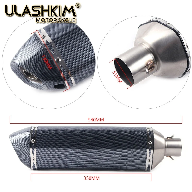 

Motorcycle Exhaust Escape Muffler Middle Contact Pipe Full System Slip on For KAWASAKI ZX 10R ZX10R ZX-10R 2008 2009 2010