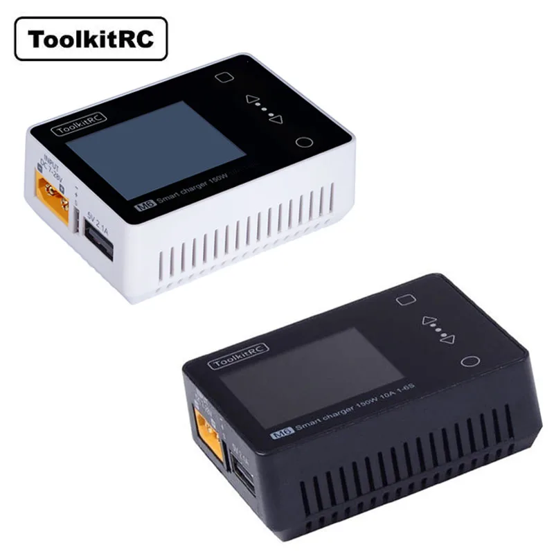 ToolkitRC M6 150 Вт 10A 2-6S Мини карманная модель зарядное устройство сервопривод баланс зарядное устройство для FPV гоночный Дрон