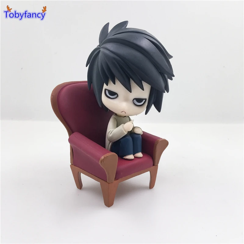 Tobyfancy DEATH NOTE фигурки героев Nendoroid L Lawliet аниме PVC 100 мм игрушки японского цифры