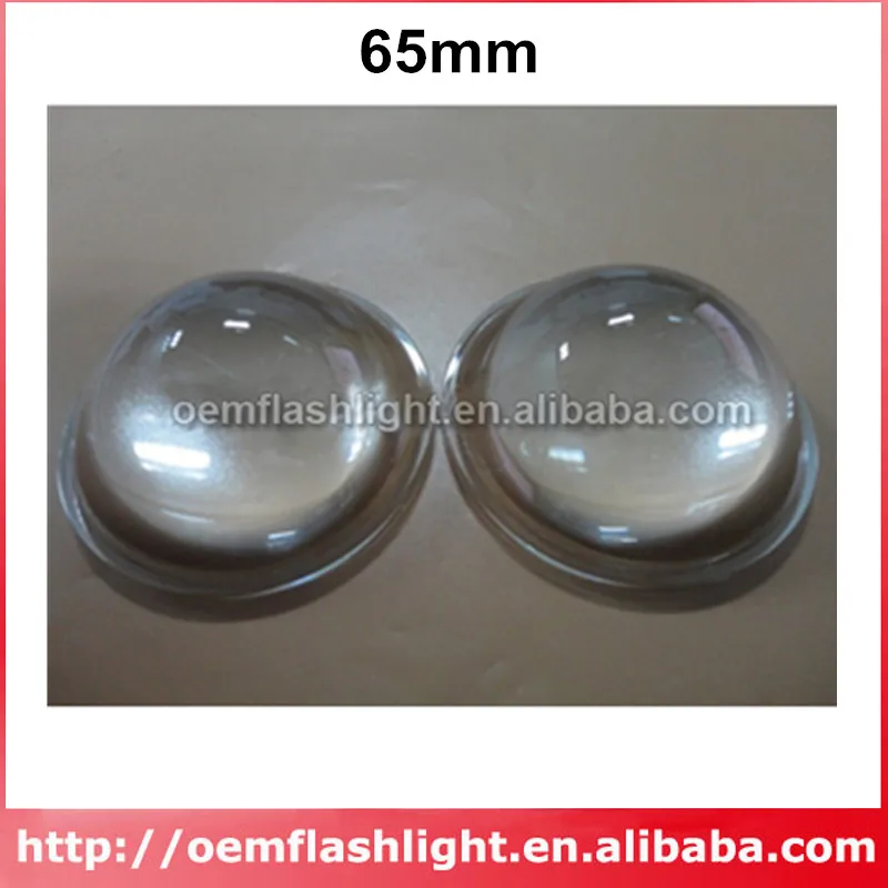 

65mm Optical Glass LED Lamp Lens - 1pc