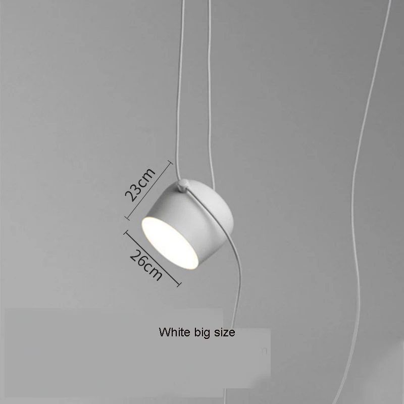 white big size Artpad промышленный подвесной светильник-паук для дайвинга, ресторанов, кухонные подвесные светильники, белый, черный, E27 светодиодный подвесной светильник - Цвет корпуса: white big size
