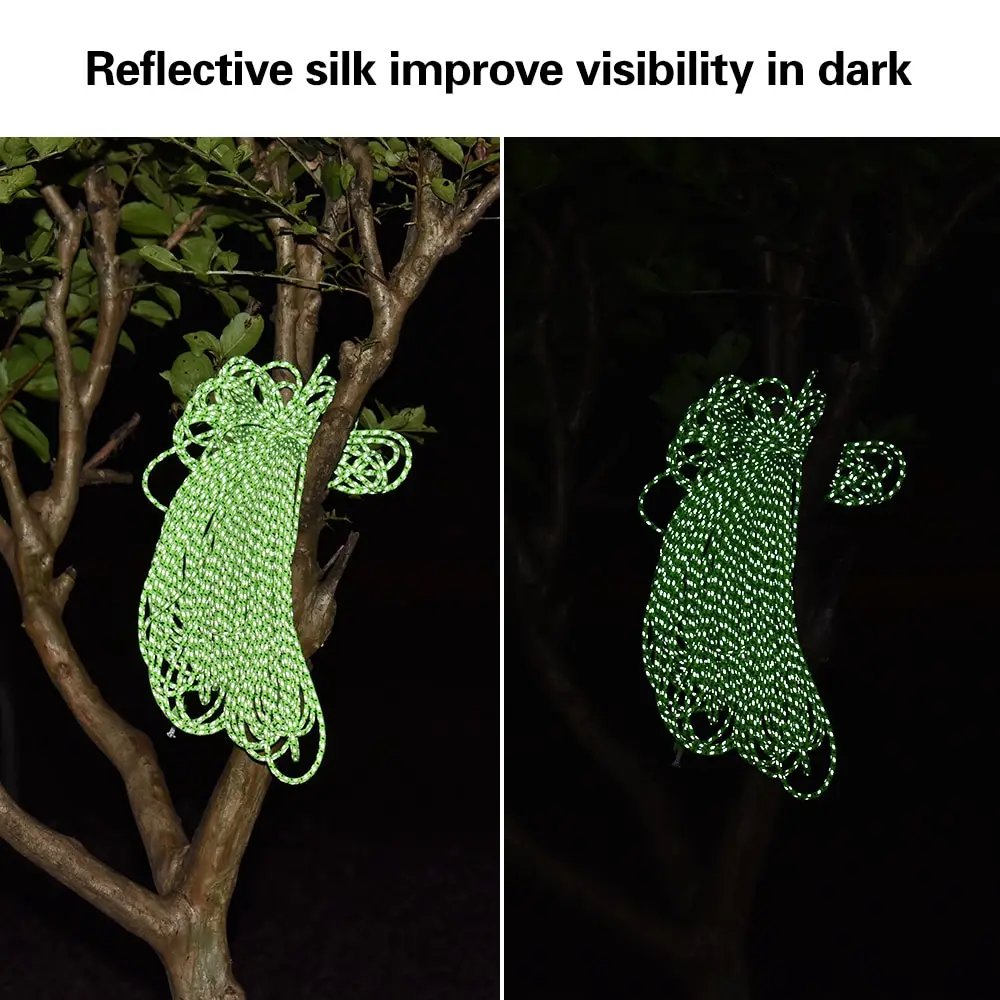 Уличная Светоотражающая веревка для скалолазания светоотражающая диаметром из