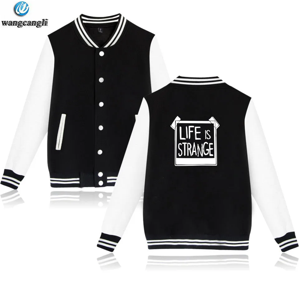 

Life Is Strange Jane Baseball Jacket Women Men Fashion Long Sweatshirt High Quality Winter Warm Fleece Hoodies Brand Clothes