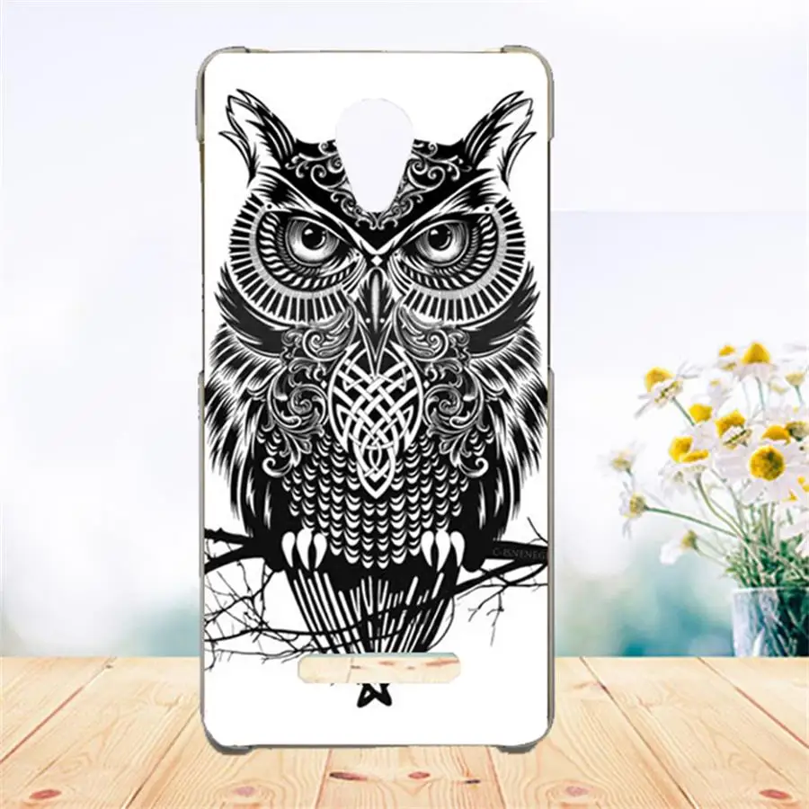 For Philips S327 Case Cover Silicon Wolf Tiger Owl Rose Eiffel Towers Pattern Painted Soft Tpu 5.5&quot Cases | Мобильные телефоны