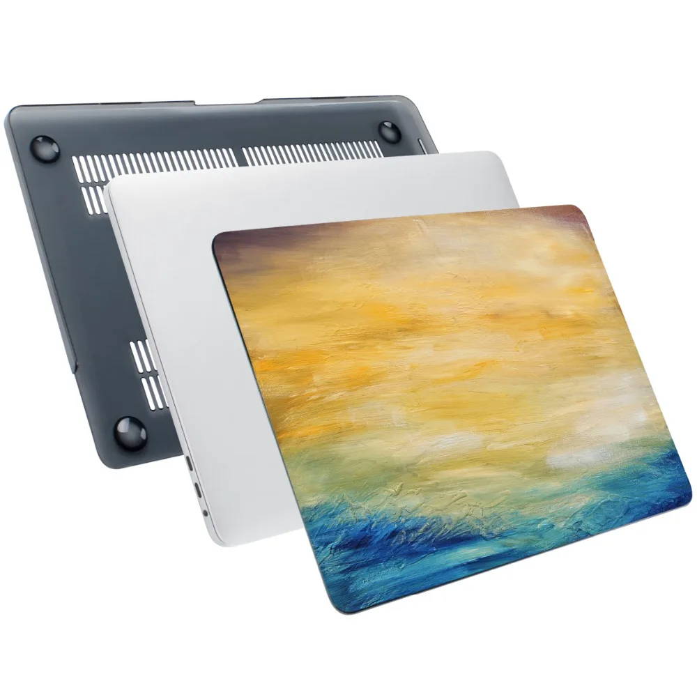 Чехол для Air 11 13 Pro retina 1" 15" сенсорная панель кристально чистая твердая задняя крышка защитный чехол A1706
