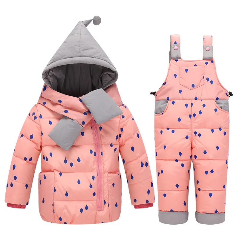 Newbron Baby Boy Одежда Наборы Зимние Детские Snowsuit Детская Вниз куртка Комбинезоны