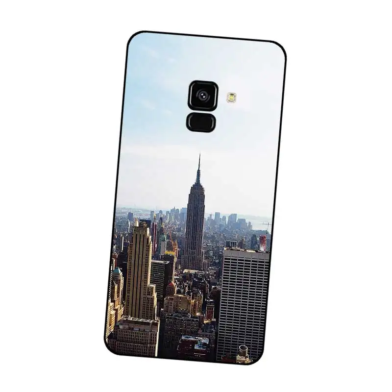 N265 красивые пейзажи Черный силиконовый чехол для Samsung Galaxy J2 J3 J4 J5 J6 J7 J8 Pro Plus Prime 2018