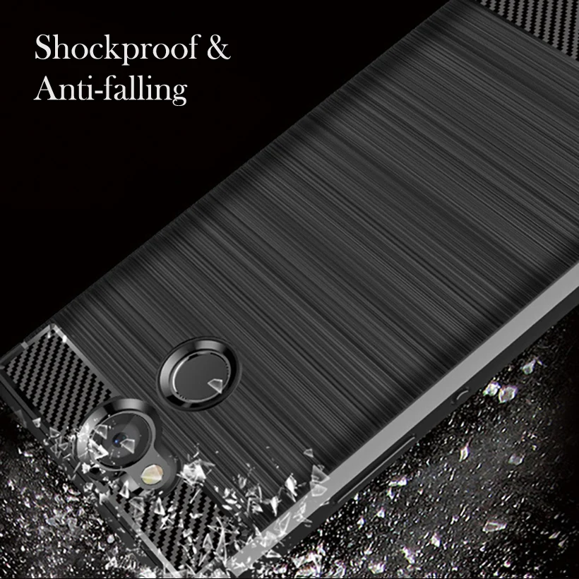 Carbon Fiber Silicone Cases For Sony Xperia XA2 Plus XA1 Ultra Z6 XZ1 Compact XZ2 Premium XZ3 Mini L2 E6 L1 XZ4 L3 XA3 Covers |