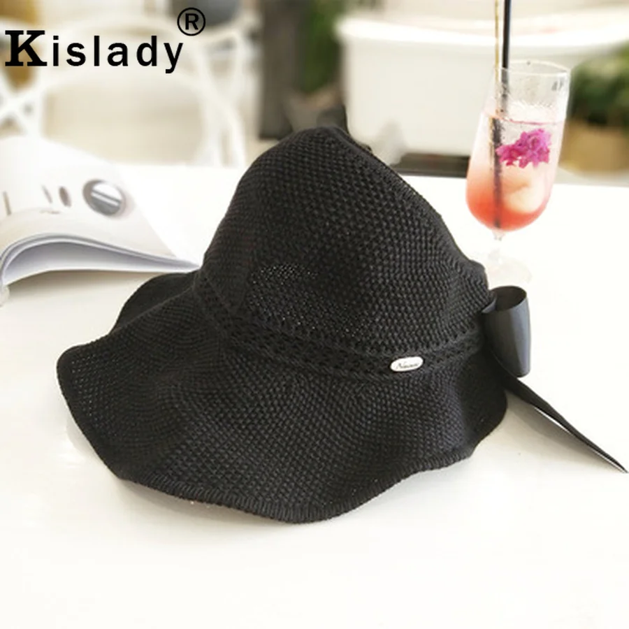 Kislady Пустой Топ складной конский хвост женские летние шапки повседневные