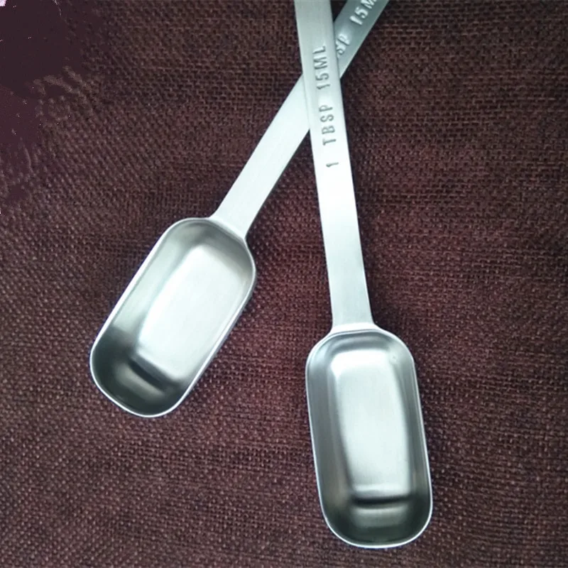 

15ML Thicken Stainless Steel Measuring Spoon Tablespoon Coffee Scoop For Baking Coffee Tea Kitchen Bar Tools