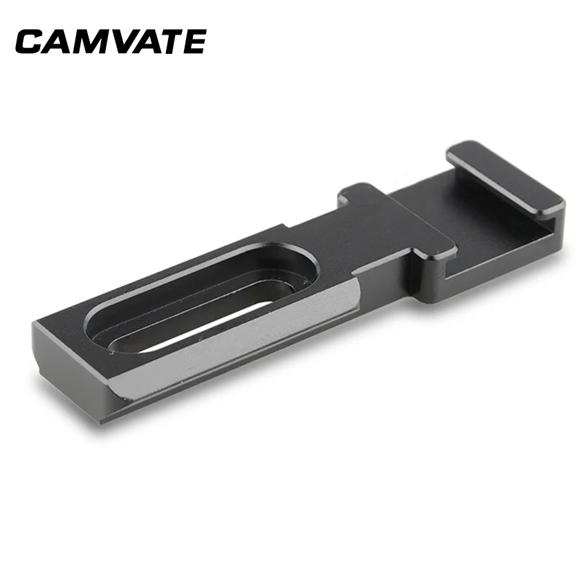 CAMVATE Cold Shoe & NATO Rail Adapter DSLR Camera blackmagic для крепления фотографических аксессуаров