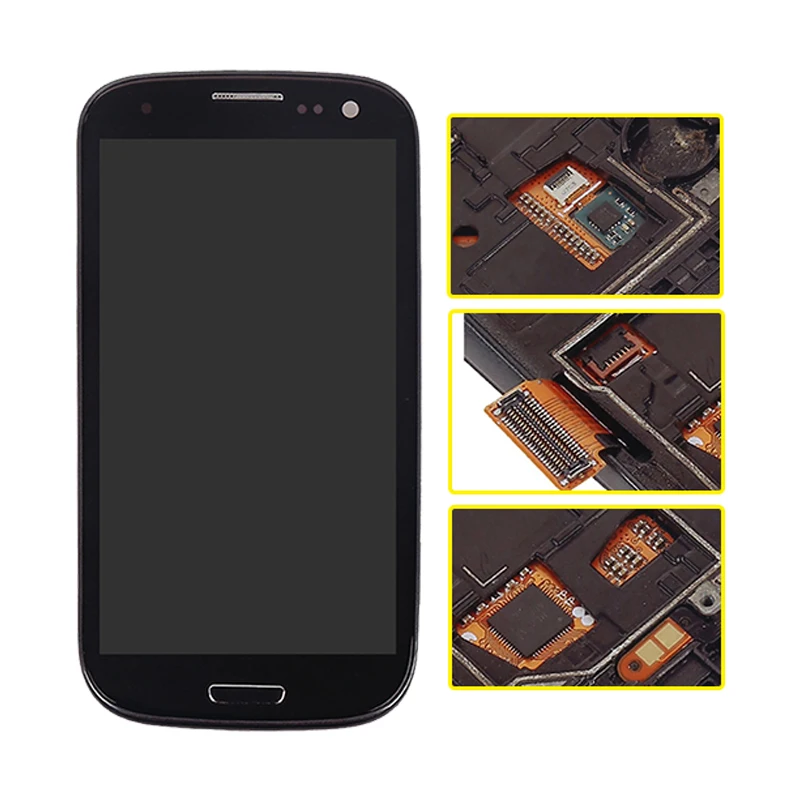 ЖК-дисплей для samsung Galaxy S3 SIII I9300 i9300i i9301 i9308i i9301i i9305, сенсорный экран, запасные части для samsung s3