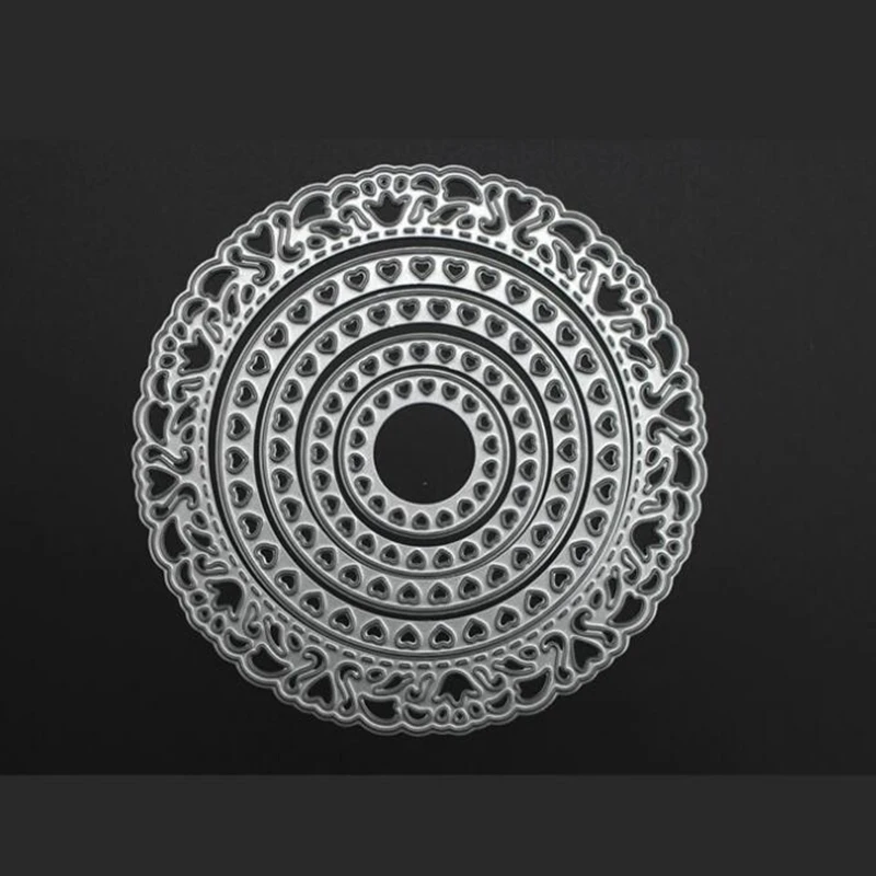 

YINISE 467 flower Metal Cutting Dies For Scrapbooking Stencils DIY Album Cards Decoration Embossing Folder CRAFT Die Cutter