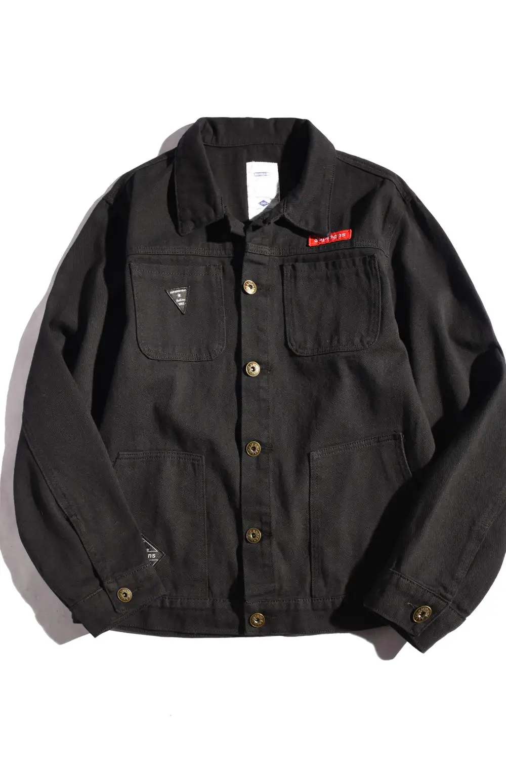 Повседневная куртка для мужчин одежда работы японский стиль с карманами Мужская