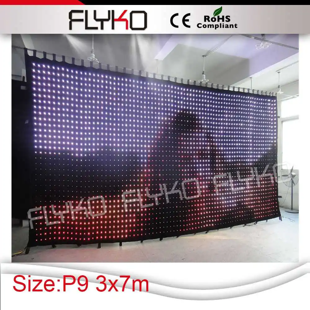 Новый продукт видеостена на китайском рынке/светодиодная занавеска секс видео p9