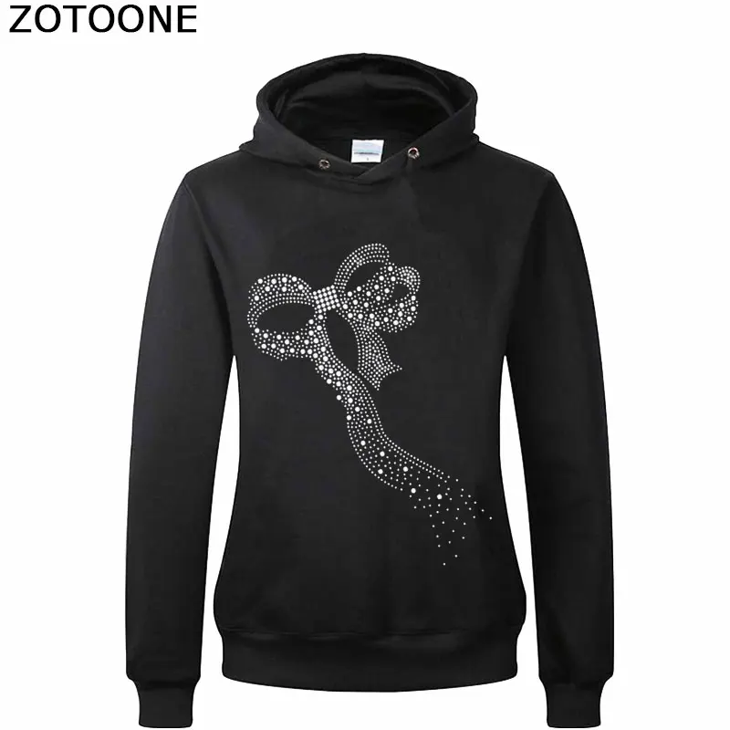 ZOTOONE Cyrkonie стразы s кристально чистая СТРАЗА Горячая фиксация Стразы бант