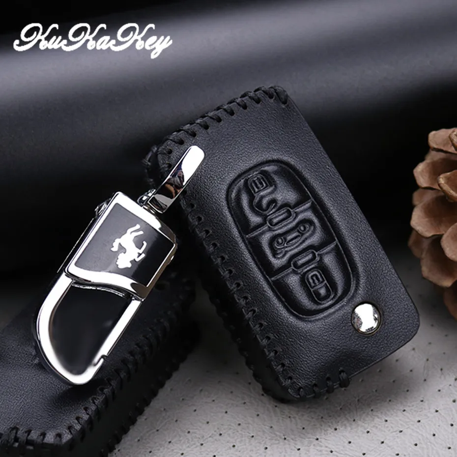 2/3 кнопочный Чехол для автомобильного ключа Peugeot 207 307 308 407 607 Citroen C2 C3 C4 C5 C6