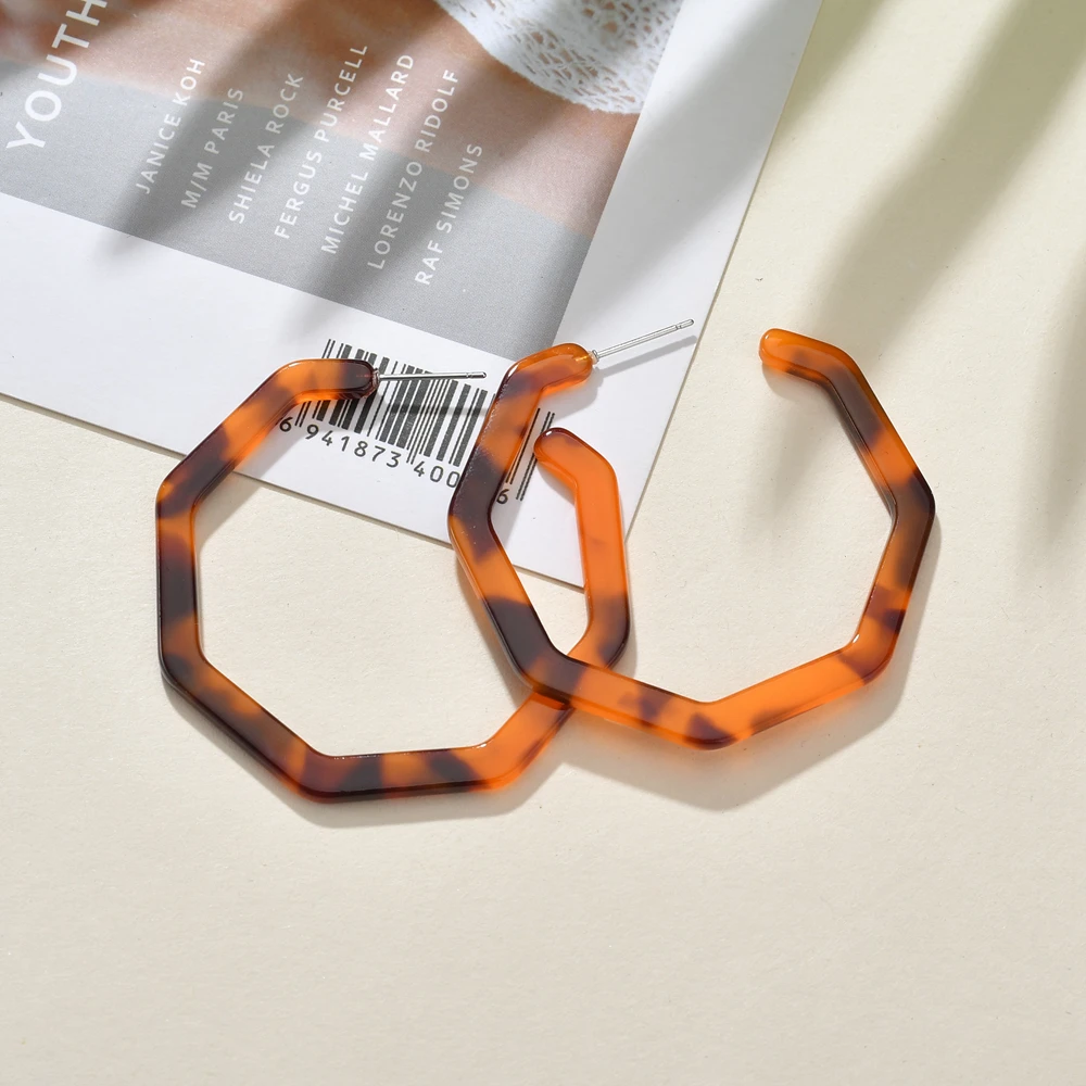 MESTILO 2019 богемные Модные Акриловые серьги ручной работы красочные геометрические