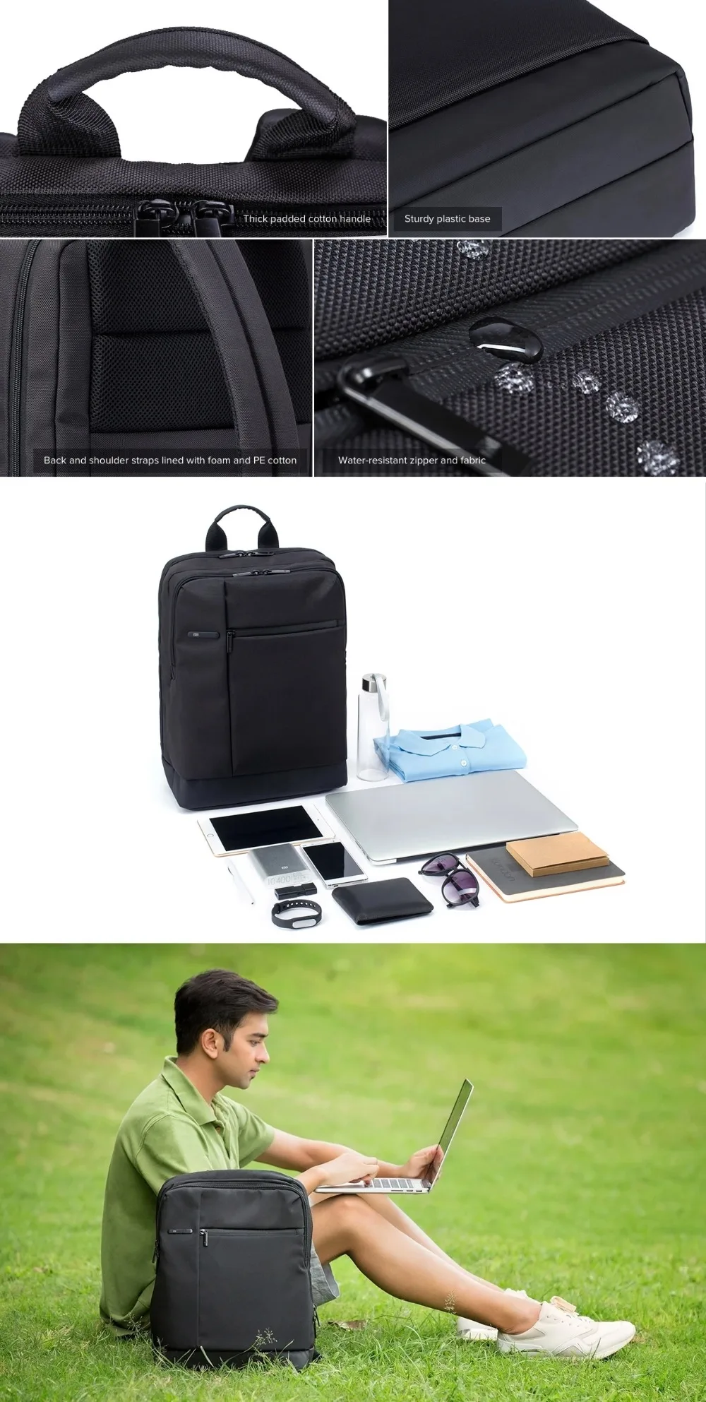 Xiaomi классический Бизнес Рюкзаки Большой Ёмкость 17L школьников игры сумки Для мужчин Для женщин сумка подходит для 15 дюймового ноутбука