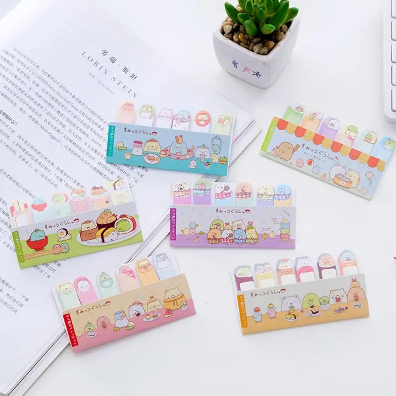 

Kawaii Cute Animal Bookmark Memo Pad Notes School Supplies Paper Sticker Sticky