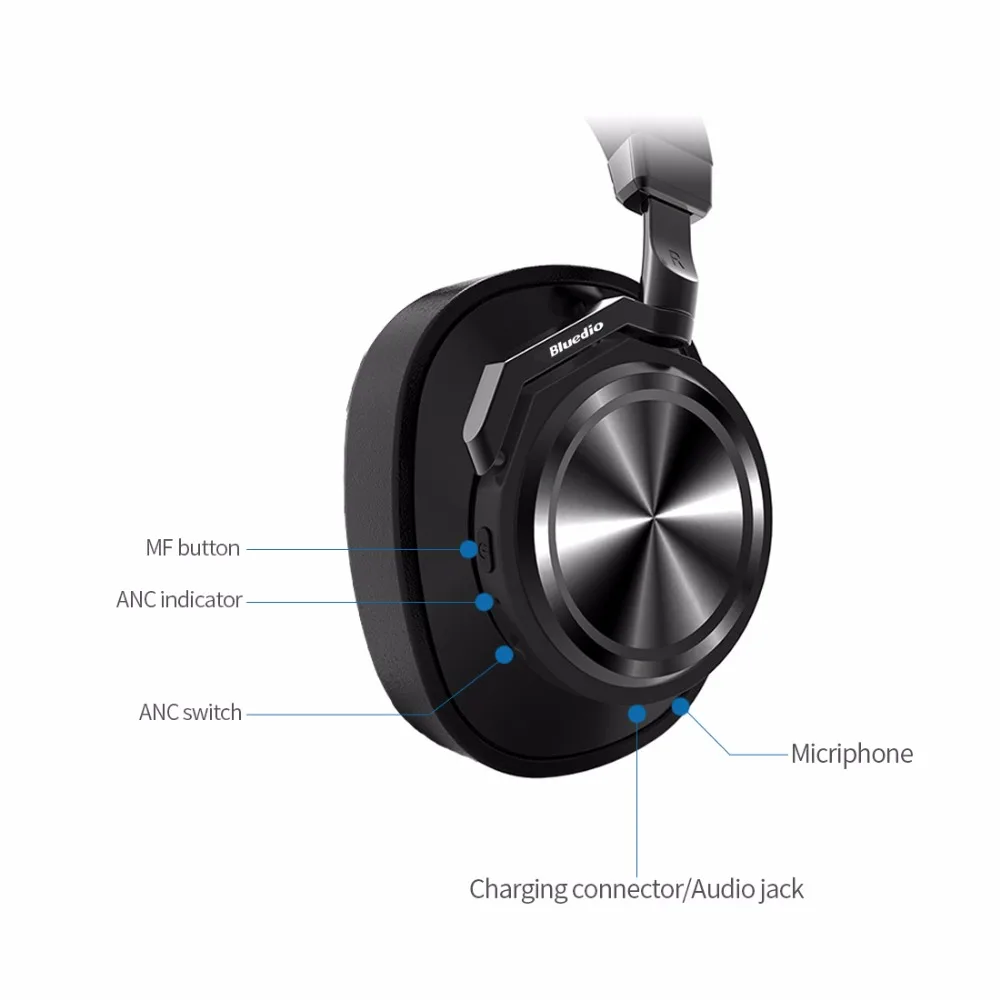 Bluedio T6 активные наушники с шумоподавлением Беспроводная bluetooth гарнитура