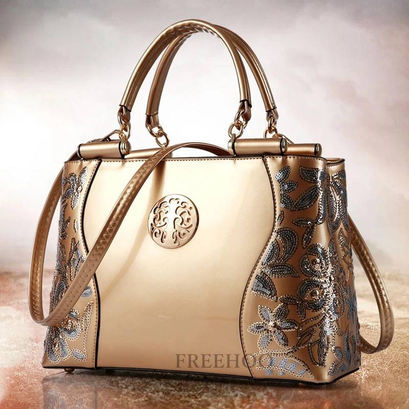 Сумки для Для женщин 2019 из лакированной pu искусственной кожи сумки bolsa feminina сумка