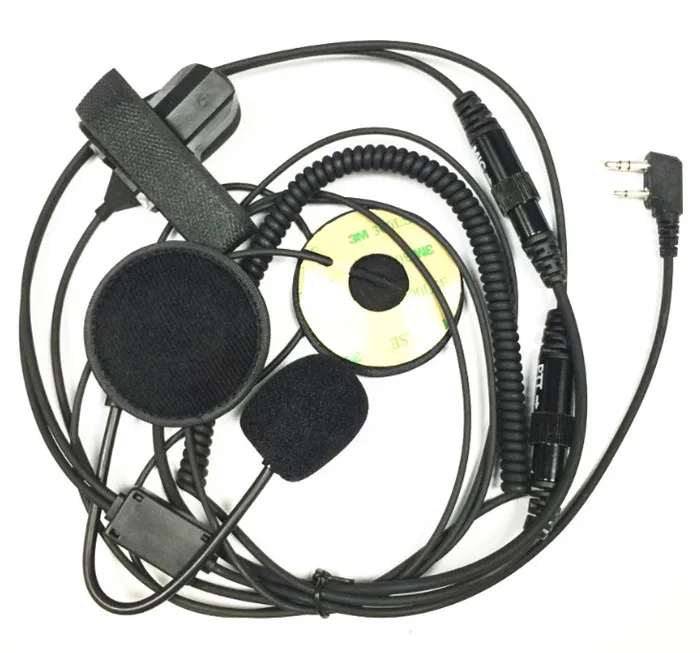 Casco de la motocicleta hablar auriculares medio casco con micrófono bar для радиоприемников ICOM V8 V82 V80|Рации| |