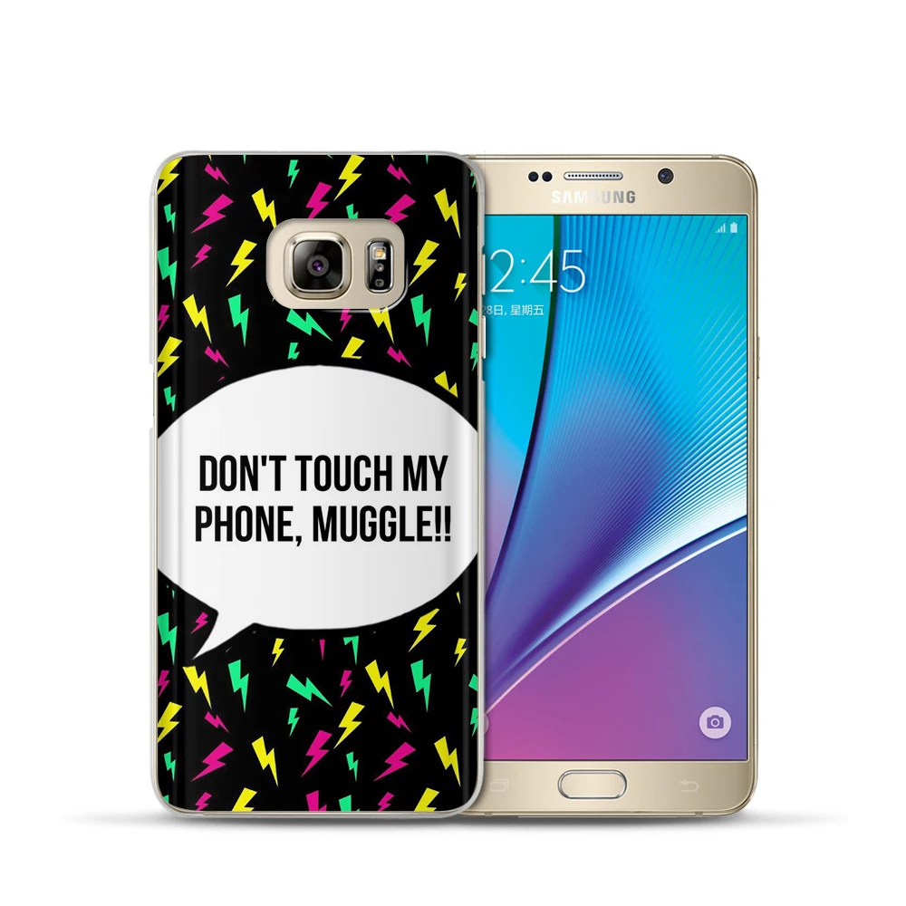 Забавный силиконовый чехол Don't touch my Phone для Samsung A8 Plus 2018 A3 A5 A7 2015 2016 2017|Бамперы| |
