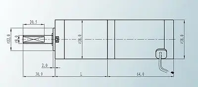 ZGX38REE/i7 DC24V 500 об./мин. высокий крутящий момент 8 мм вал магнитный коляске