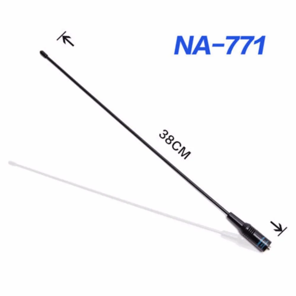 Новинка 100 шт. Двухдиапазонная портативная мягкая антенна NAGOYA VHF/UHF 144/430 МГц