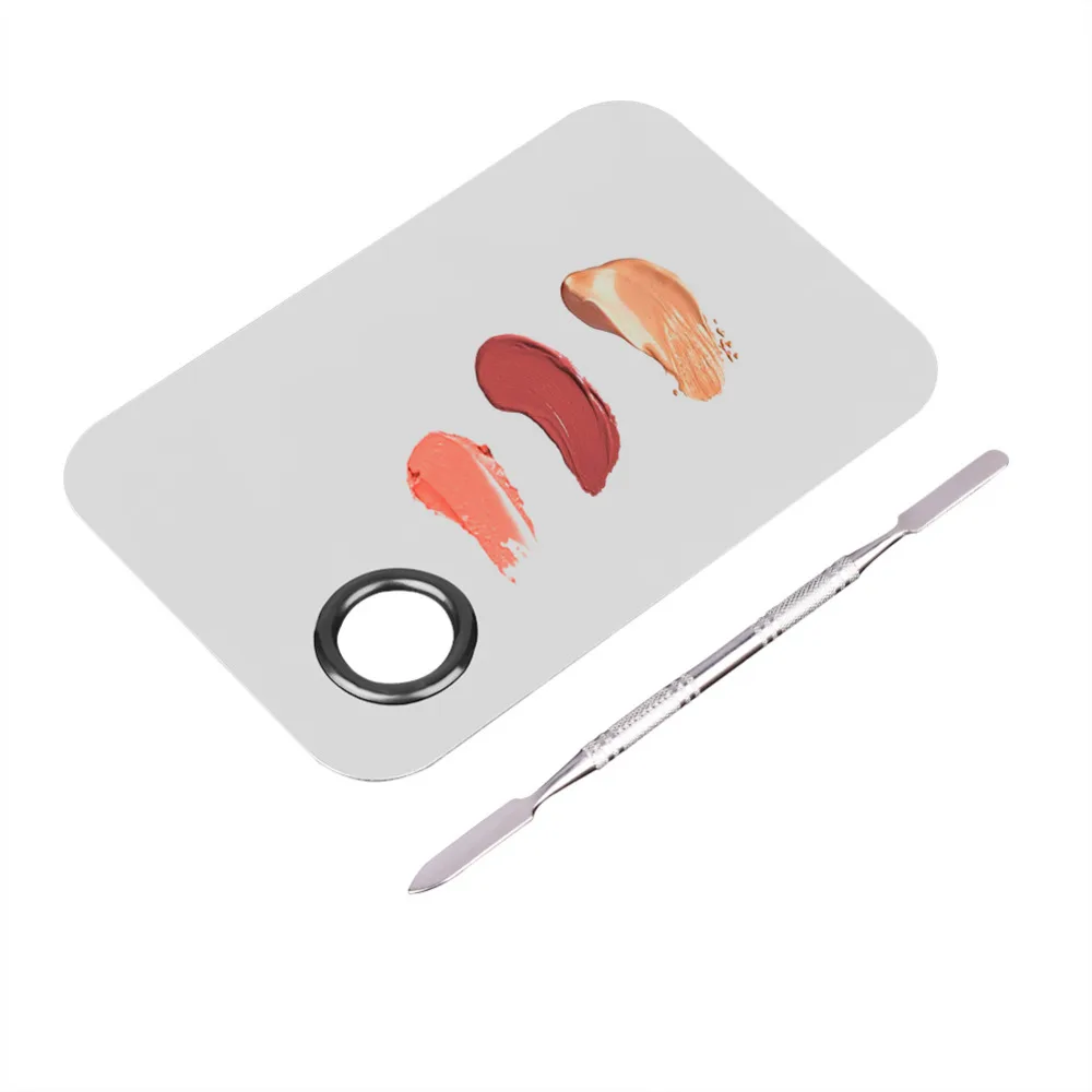 Пустая палитра для макияжа 1 шт. с инструментом смешивания шпателя матовые тени