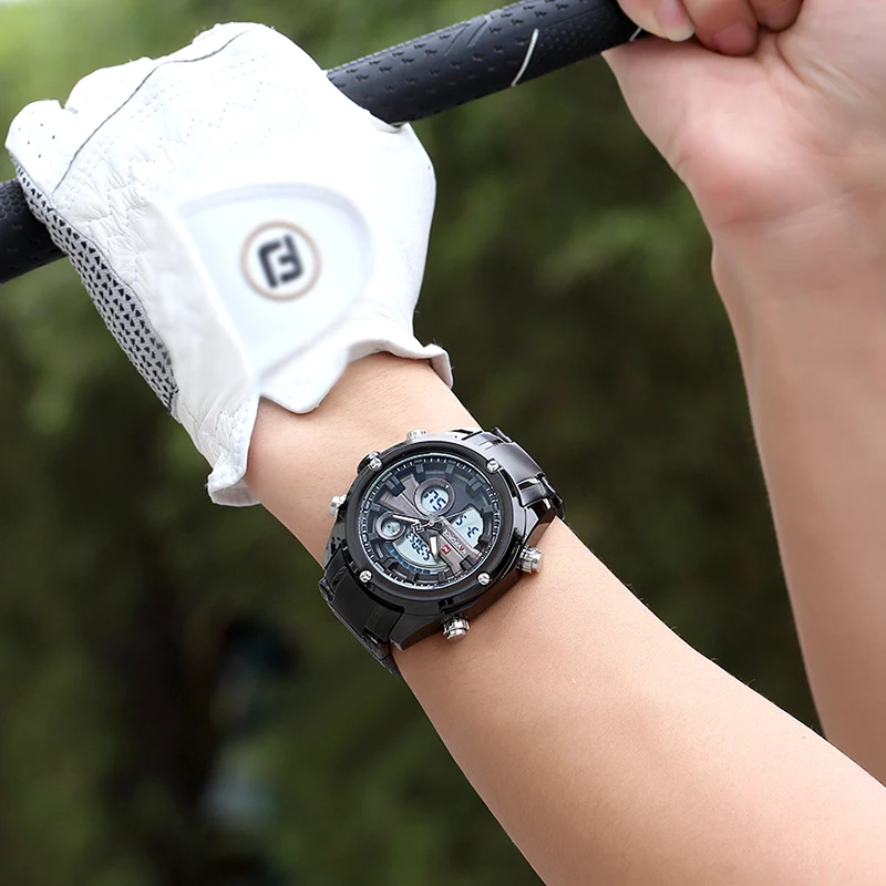 NAVIFORCE Элитный бренд часы для мужчин Военная Униформа водостойкий светодиодный