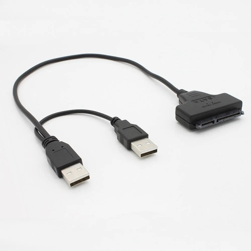 1 шт. свинцовый кабель Компьютерные разъемы HDD SSD адаптер USB на SATA конвертера 7 + 22 Pin