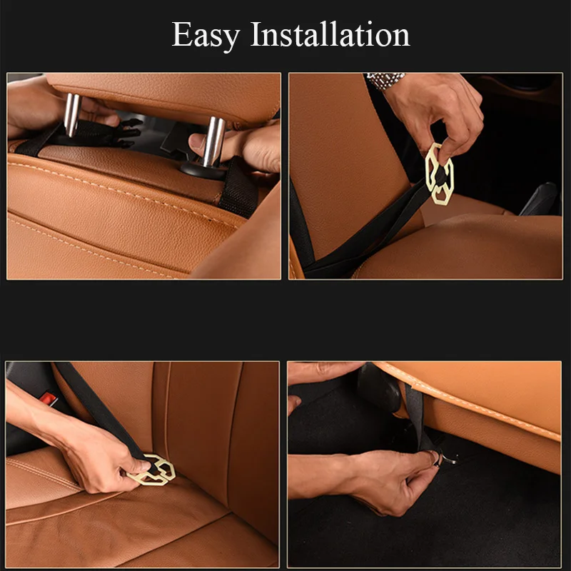 Из искусственной кожи Органайзер на спинку сиденья автомобиля подвесная крышка