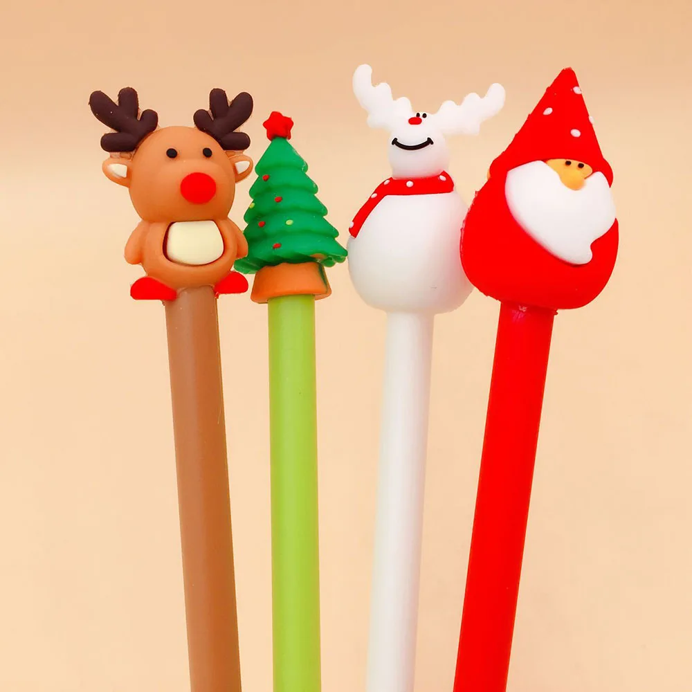 3 шт./лот серия Merry Christmas креативная нейтральная ручка Черная гелевая студенческие