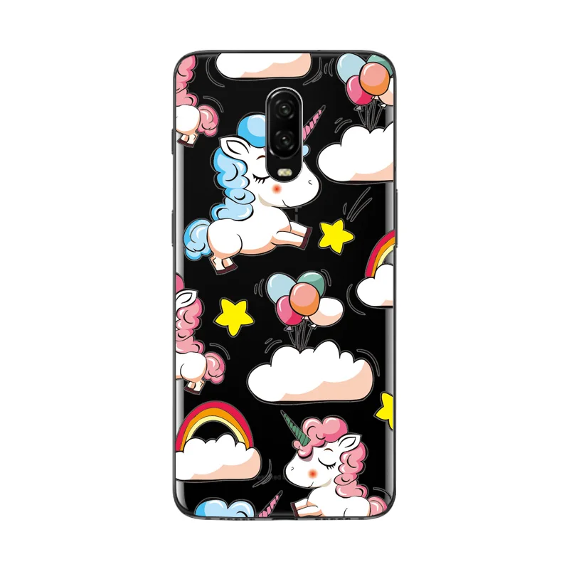 Soft Flexible Silicone Gel Lace For Oneplus 6T Case Cover 3D Relief 6.41 inch Capa 1+6T |