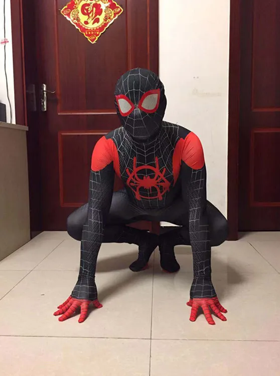 Маскарадный костюм для детей и взрослых с изображением Человека паука в стихах