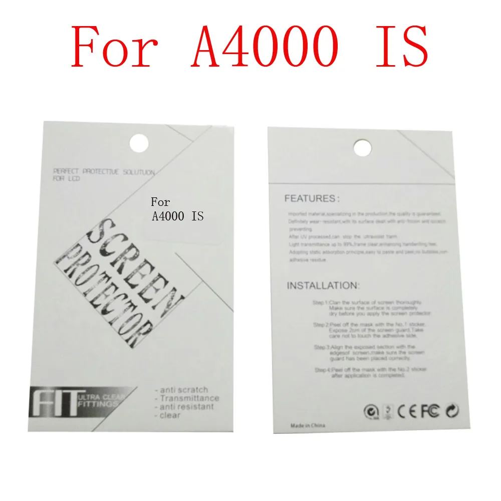 2 шт. защитная пленка для камеры Canon R RP A3300 A3400IS A4000IS IXUS150 IXUS165 IXUS175 IXUS190 IXUS 265 HS |