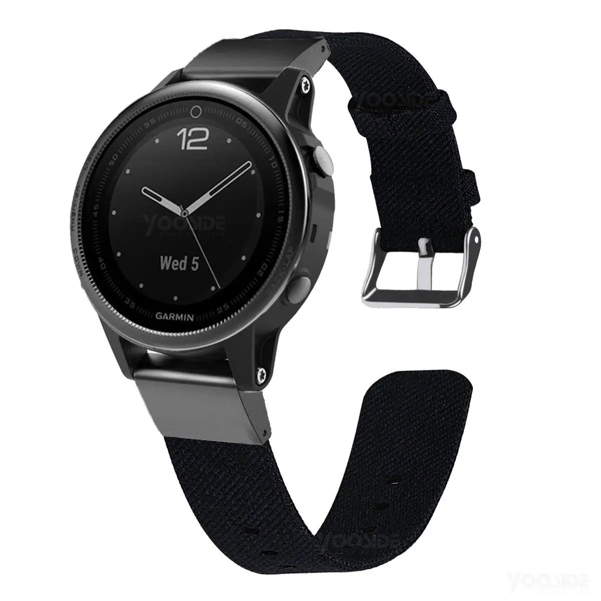 Браслет YOOSIDE ДЛЯ Fenix 6 S, 20 мм, быстрый крой, тканый нейлоновый холщовый ремешок для часов Garmin Fenix 5S/5S Plus/Fenix 6S Pro