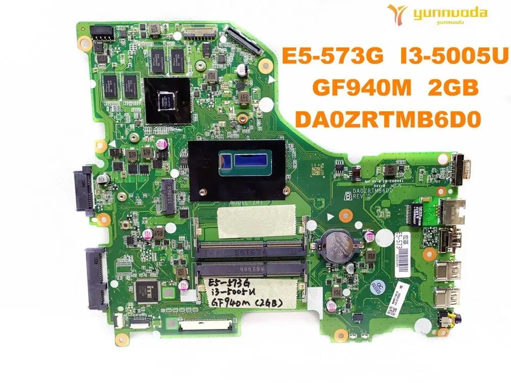 Оригинальная материнская плата для ноутбука ACER Φ GF940M 2 Гб DA0ZRTMB6D0 протестирована