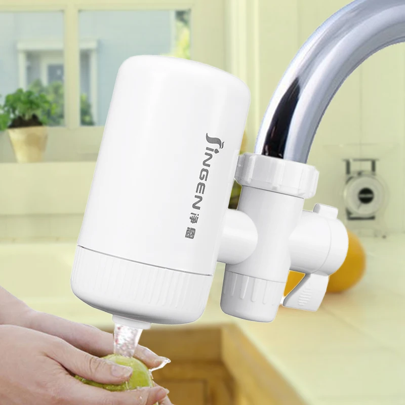 Очиститель воды на кран бытовой фильтр для кухни прямая Питьевая