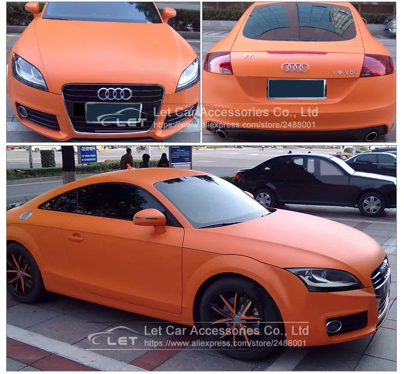 Гибкая пленка для автомобиля Черный цвет матовая поверхность винил